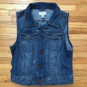 LOFT Outlet Denim Vest